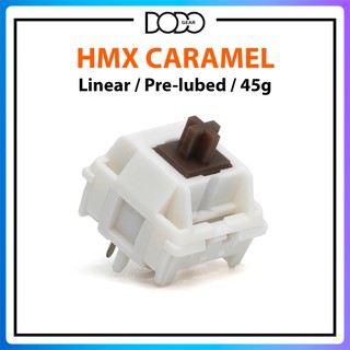 Switch HMX Caramel Pudding 5 PIN Linear 45g công tắc bàn phím Switch HMX Caramel Pudding DoDo Gear