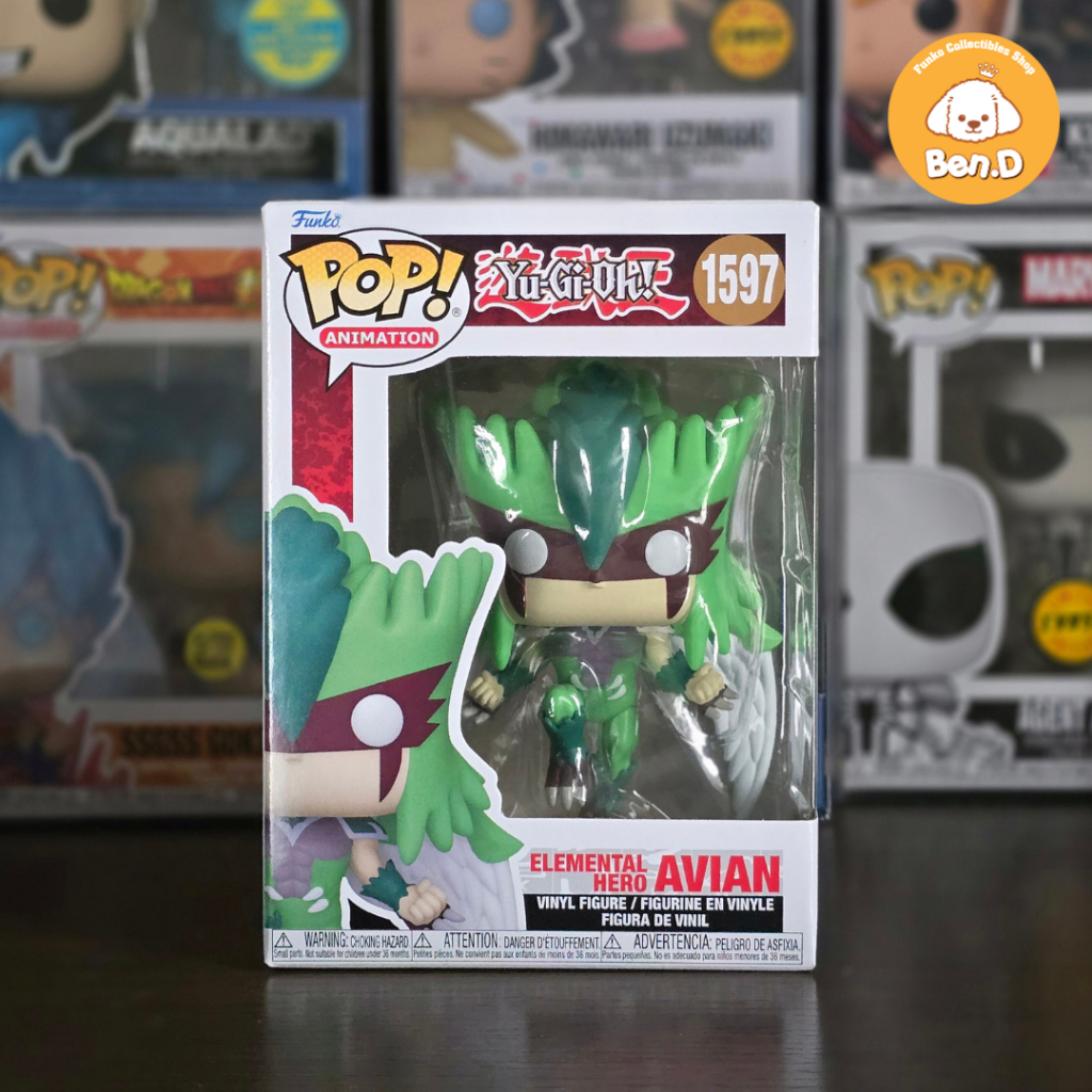 Mô hình nhân vật chính hãng Funko Pop Yugioh - Elemental Hero Avian #1597
