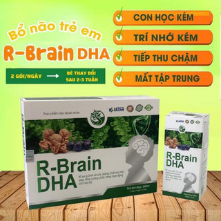 R-Brain DHA bổ não trẻ em hộp 24 gói tăng cường trí nhớ