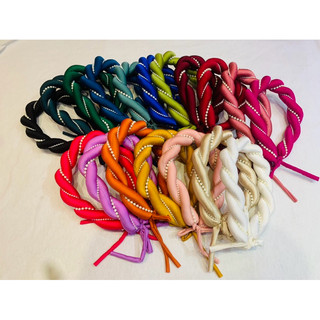 Mấn lụa đội đầu gắn dây ngọc cho mẹ và bé + sỉ