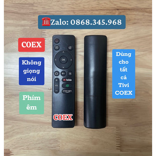 Remote điều khiển Tivi COEX không giọng nói hàng mới giống hình 100%