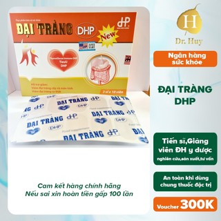 NEW ĐẠI TRÀNG DRHUY Hỗ trợ giảm các triệu chứng viêm đại tràng cấp và mãn tính, viêm đại tràng co thắt.30 viên