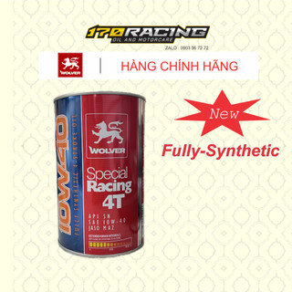 Nhớt Xe Máy (cho xe ga ) - WOLVER SPECIAL RACING 4T 100% tổng hợp SAE 10W40 - 800 ML - 1000 ML - hàng chính hãng