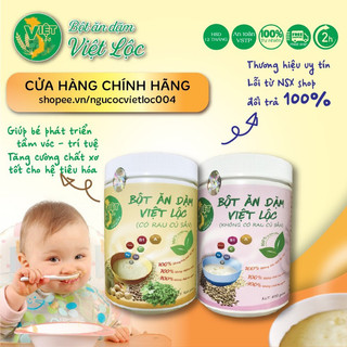 Bột ăn dặm Việt Lộc- dành cho bé từ 4m trở lên