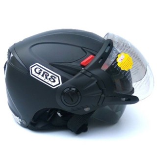  MŨ BẢO HIỂM NỬA ĐẦU CÓ 1 LỚP KÍNH VÀ 2 LỚP KÍNH CHÍNH HÃNG GRS A966K 