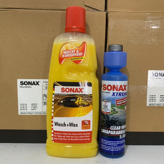 COMBO nước rửa kính ô tô và nước rửa xe ô tô, xe máy - Sonax xtreme Wash & wax 313341 & 271141