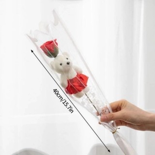 quà tặng hoa sáp gấu.