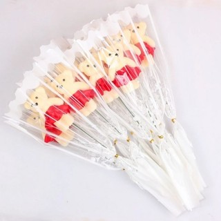 quà tặng hoa sáp gấu.