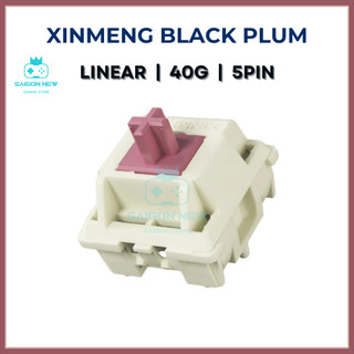 Switch outemu - black plum - có pre lube - switch dạng linear - tuổi thọ 70 triệu lần bấm
