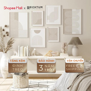 Decor phòng ngủ canvas SET6 của REICHTUM - Tranh treo tường/ Tráng gương/ Chất liệu siêu bền bỉ
