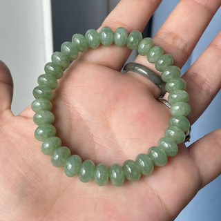 Vòng tay cam th.ạch bánh xe xanh táo 8,2ly