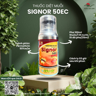 Thuốc diệt muỗi - signor 50ec - permethrin - 100ml