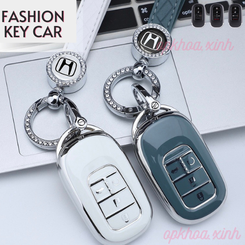Ốp Bảo Vệ Chìa Khóa Honda Crv , Civic , City 2022 Cao Cấp-Ốp Bảo Vệ Chìa Khóa Honda