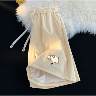 Quần đùi short nam nữ unisex in hình chim cánh cụt cute chất liệu umi dày dặn thoáng mát form chuẩn - Maylinh shop