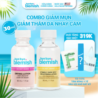 Combo Chấm mụn Original dành cho mụn đầu trắng, sưng đỏ và Chấm mụn Vitamin C dành cho da mụn thâm