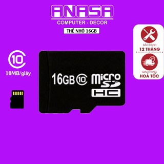 Thẻ nhớ microsd class 10 tốc độ cao 16gb