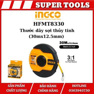 Đồ nghề ingco thước dây sợi thủy tinh hfmt8330