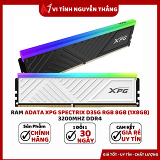 Ram adata xpg spectrix d35g rgb 8gb 3200mhz ddr4 black