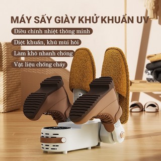 Máy sấy giày khí nóng đa chiều 360 độ khô siêu nhanh, khử mùi giày dép hôi