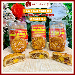 1 cây 4 bánh trung thu nhân thập cẩm xá xíu mặn - tân dân lợi