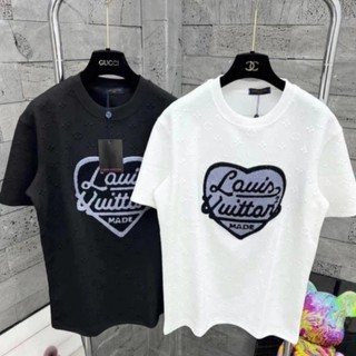 Áo thun luis trái tim xanh áo phông chất cotton thoáng mát mềm mịn