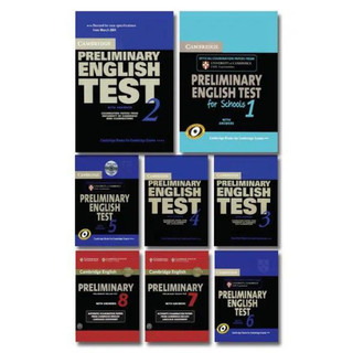 Trọn bộ 8 cuốn Preliminary English Test 8 cuốn Cambridge