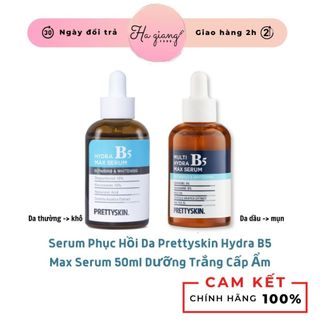 Serum Phục Hồi Da Prettyskin Hydra B5 Max Serum 50ml Dưỡng Trắng Cấp Ẩm cho da yếu