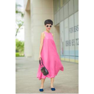 Vải đũi hồng sen 33k/m