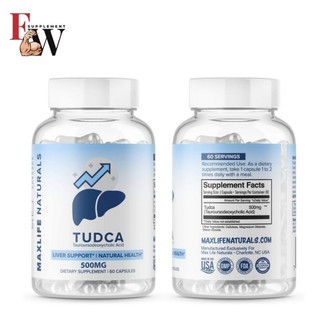 Thực phẩm bổ sung hỗ trợ gan maxlife naturals tudca - hỗ trợ giải độc gan hàm lượng cao 500mg