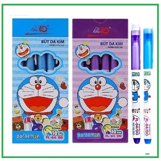   Hàng chính hãng  Hộp bút lông kim Thiên Long Doraemon FL-04 DO FL04 DO ngòi 0.3mm 