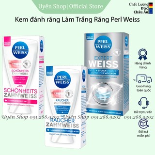Kem Dánh Răng Perl Weiss [Nội Địa Đức] siêu Trắng Sáng, Bảo Vệ Men Răng, Chống Sâu Răng
