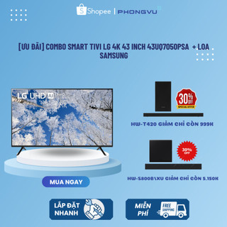 Smart Tivi LG 4K 43 inch 43UQ7050PSA - Bảo hành 24 tháng