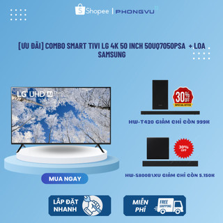 Smart tivi lg 4k 50 inch 50uq7050psa - bảo hành 24 tháng