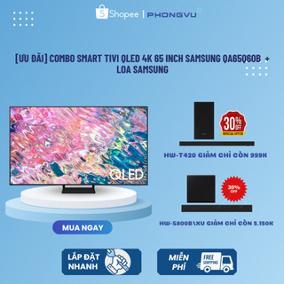 Smart tivi qled 4k 65 inch samsung qa65q60b - hàng chính hãng