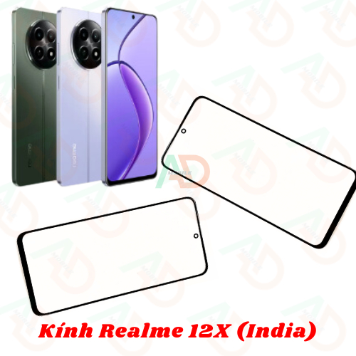 AD mặt kính Realme 12X ( india ) , kính dùng ép cho realme 12x ( india )