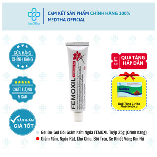 Gel Bôi Gel Bôi Giảm Nấm Ngứa FEMOXIL - Giảm Ngứa Rát, Khó Chịu, Bôi Trơn, Se Khiết Vùng Kín Nữ 25g