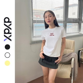 Áo baby tee be good be bad just be. áo thun nữ cotton 2c 250gsm premium local brand dydx
