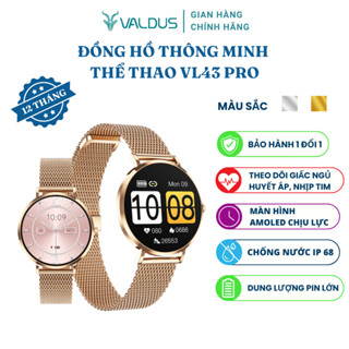 Đồng hồ thông minh Valdus VL43pro chống nước IP68 theo dõi sức khoẻ kết nối bluetooth bảo hành 1 năm