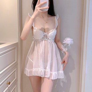 Váy Ngủ Voan Mỏng Ren Gọng Nâng Ngực Sexy Váy Ngủ Nữ Gợi Cảm