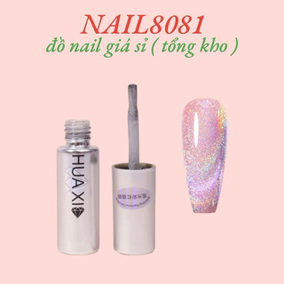 Top mắt mèo cầu vồng huaxi chai 15ml , sơn hiệu ứng lấp lánh