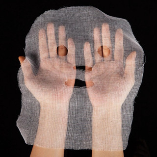  Set 100 miếng gạc đắp mặt nạ khoét lỗ sẵn - 100% cotton 