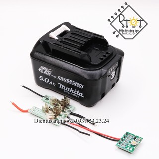 Vỏ mạch pin makita 10.8v 12v max , led báo pin nhận sạc zin