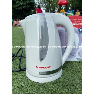 Ấm siêu tốc nhựa Sunhouse SHD1300, Công suất 1850W, Dung tích 1,7 lít, Bảo hành 12 tháng