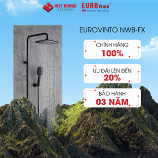 Bộ sen cây tắm đứng Eurovinto NW chỉnh nhiệt nóng lạnh khoá nhiệt độ an toàn cao cấp