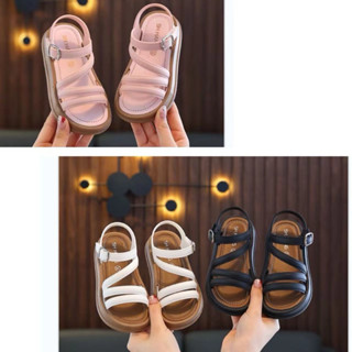 Sandal quai ngang cho bé gái từ 3 đến 12 tuổi phong cách Hàn Quốc siêu xinh tiểu thư