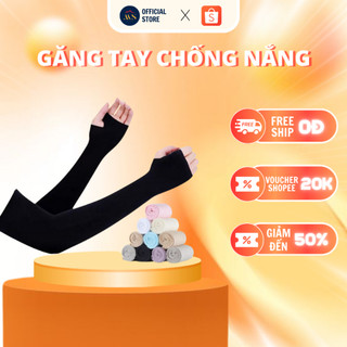 Găng Tay Chống Nắng Xỏ Ngón Co Giãn 4 Chiều Let Slim Thun Lạnh Thoáng Mát