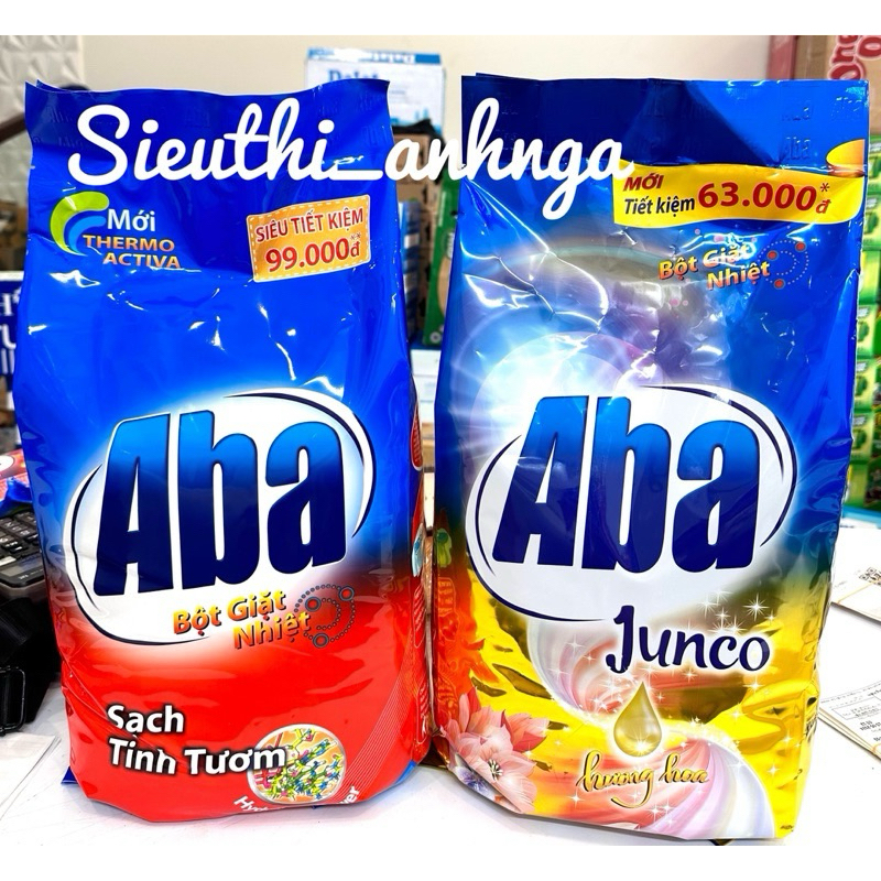Bột Giặt Nhiệt Aba 5,3Kg/5,7Kg…