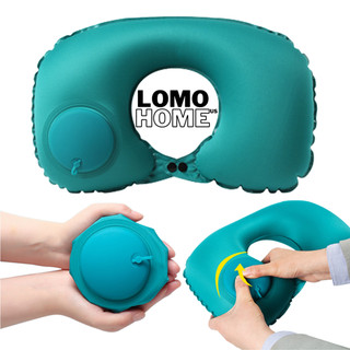 Gối chữ u kê cổ LOMO cao cấp tự bơm êm ái chống đau mỏi vai gáy