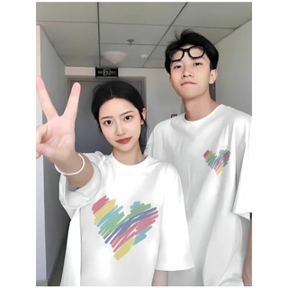 Áo đôi tình yêu , áo đôi nam nữ - áo cặp local brand phong cách trẻ trung