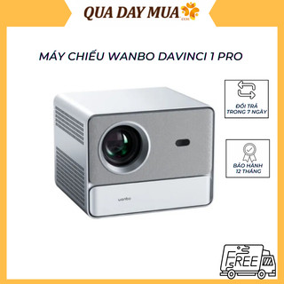 Máy chiếu wanbo davinci 1 pro - hỗ trợ giọng nói google + netflix chính chủ - bảo hành 12 tháng